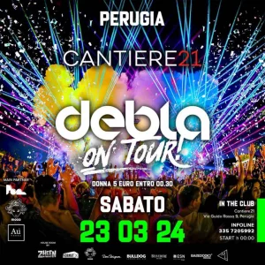 DEBLA on tour @ Cantiere 21 23 Marzo 2024