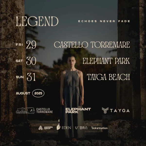 3 DAYS LEGEND FESTIVAL w/ 1 DRINK a serata