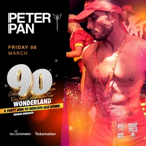 90 WONDERLAND @ Peter Pan 08 Marzo 2024