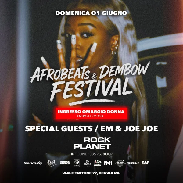 AFROBEATS VS DEMBOW FESTIVAL @ Rock Planet