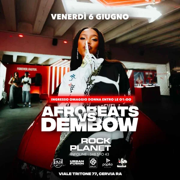 AFROBEATS vs DEMBOW @ Rock Planet