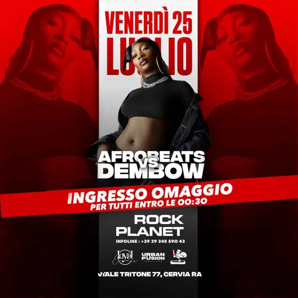 BEATS vs DEMBOW @ Rock Planet 25 Luglio 2025