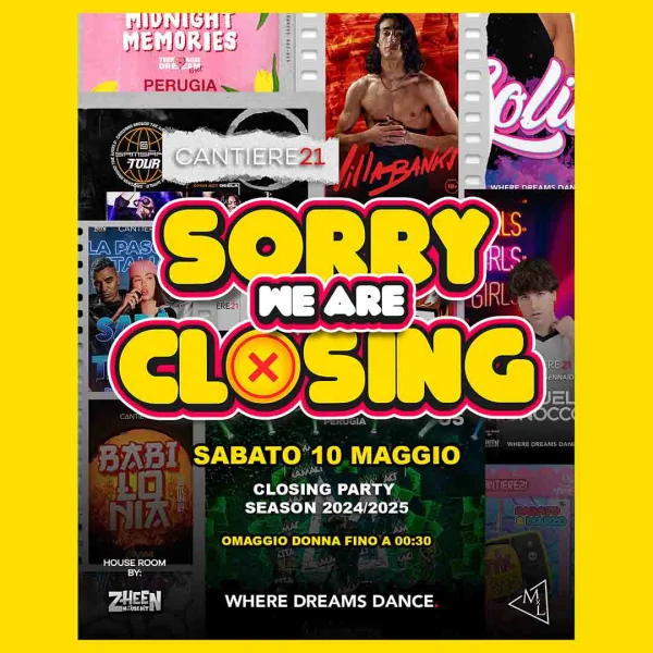 CLOSING PARTY @ Cantiere 21
