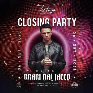 CLOSING PARTY @ Tortuga Dance Garden 06 Settembre 2025