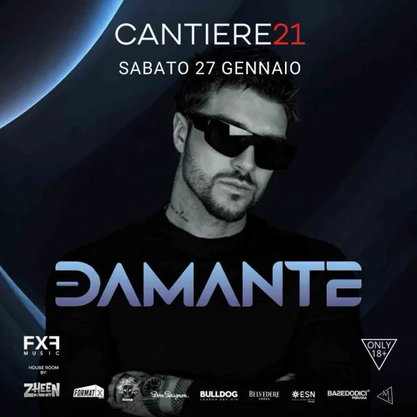 Damante @ Cantiere 21 Sabato 27 Gennaio 2024