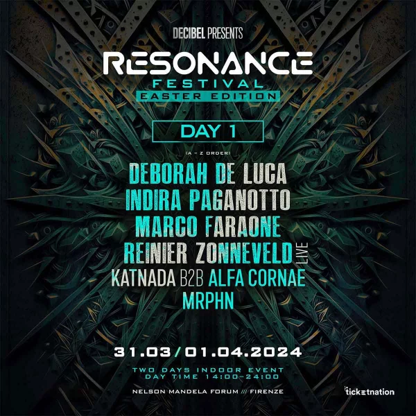 Decibel presents: Resonance Indoor Easter Festival