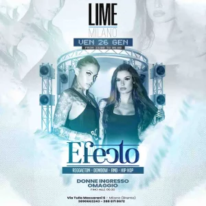 EFECTO @ Lime Milano 26 Gennaio 2024