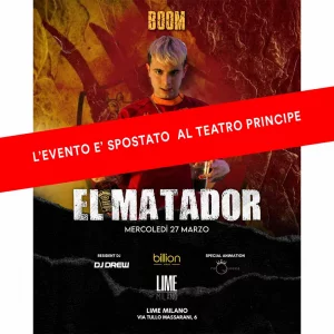 EL MATADOR @ Lime Milano 27 Marzo 2023