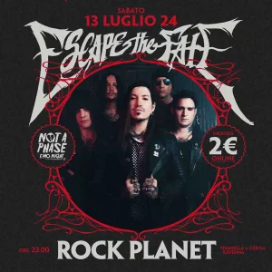 ESCAPE @ Rock Planet Sabato 13 Luglio 2024