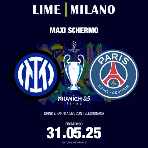 Finale Champions League @ Lime 31 Maggio 2025