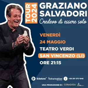 GRAZIANO SALVADORI in “Credevo di essere SOLO” SAN VINCENZO