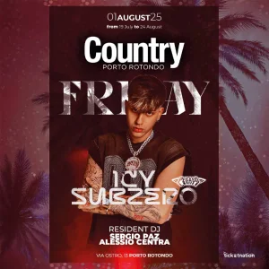 ICY SUBZERO @ Country Club 01 Agosto 2025