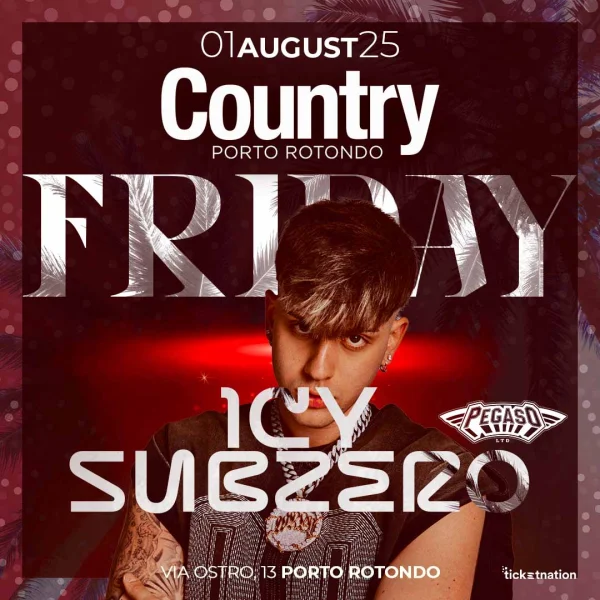 ICY SUBZERO @ Country Club 01 Agosto 2025