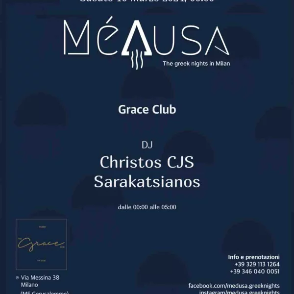 MEDUSA @ The Grace 16 Marzo 2024