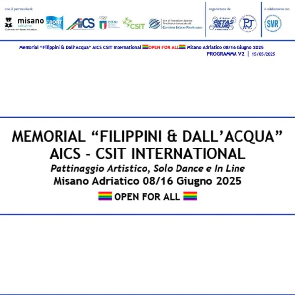 MEMORIAL “FILIPPINI & DALL’ACQUA” - 14 Giugno 2025