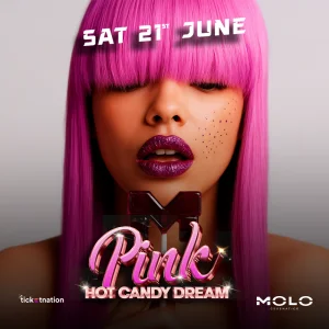 MOLO SATURDAY | NOTTE ROSA | PINK HOT CANDY DREAM