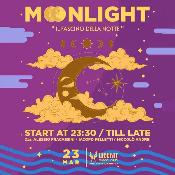 MOONLIGHT “il fascino della notte” Liberty 23 Marzo 2024