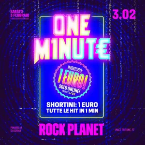 ONE MINUTE ROCK PLANET 03 FEB 24