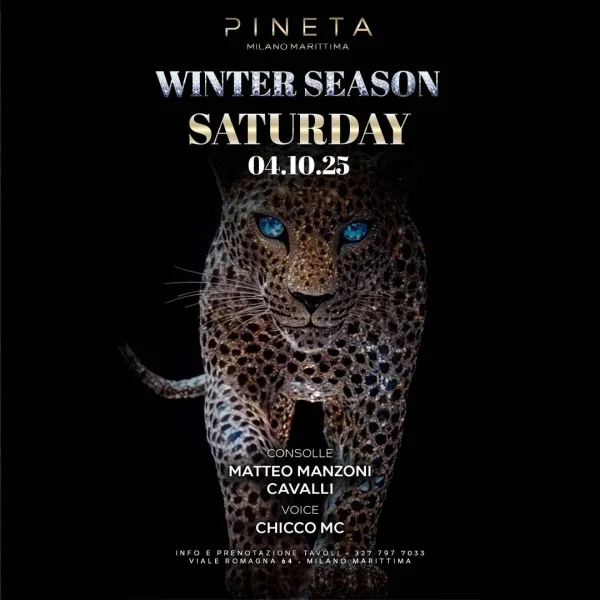 Opening Winter Season @ Pineta Milano Marittima 04 Ottobre 2025