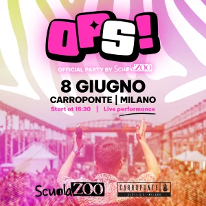 OPS - Official school party by ScuolaZoo @ Carroponte Milano 08 Giugno 2024