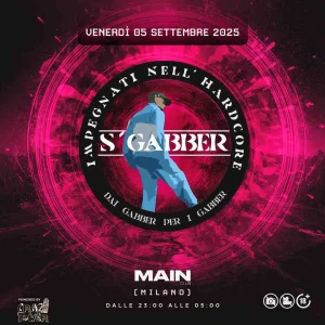 S’Gabber @ MAIN CLUB 05 Settembre 2025