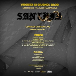 SANTHIA | CONTEST DI BRANI @ Lime Milano
