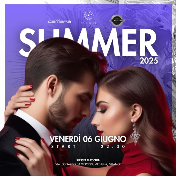 SUMMER 2025 Venerdì @ Sunset Play