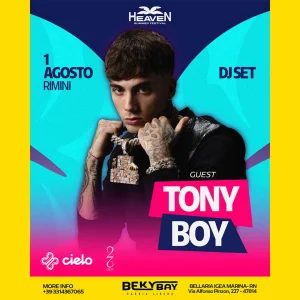 TONY BOY @ Beky Bay 01 Agosto 2025
