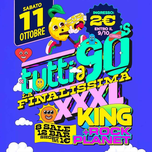 TUTTI A 90's XXXL la finalissima @ Rock Planet