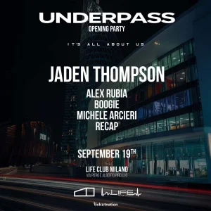 UNDERPASS @ Life Club Milano 19 Settembre 2025