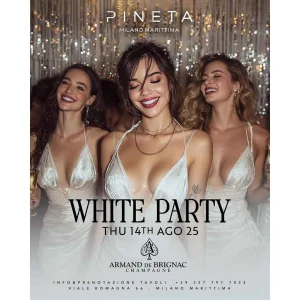 WHITE PARTY @ Pineta Milano Marittima
